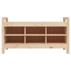 Banc d'entrée 110x40x60 cm Bois de pin massif 