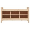 Banc d'entrée 110x40x60 cm Bois de pin massif 