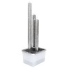 Fontaine de jardin Argenté 48x34x123 cm Acier inoxydable 