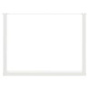 Pieds de table à manger en U 2 pièces Blanc 100 x (72-73) cm Acier 