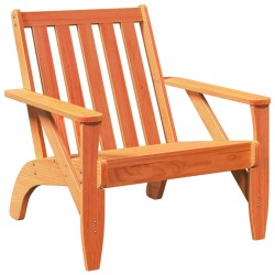 Chaise de jardin adirondack cire marron 75x77x77 cm 