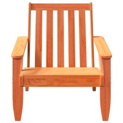 Chaise de jardin adirondack cire marron 75x77x77 cm 