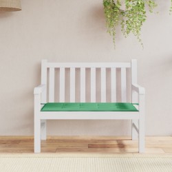 Coussin de banc de jardin vert 100x50x3 cm tissu oxford 