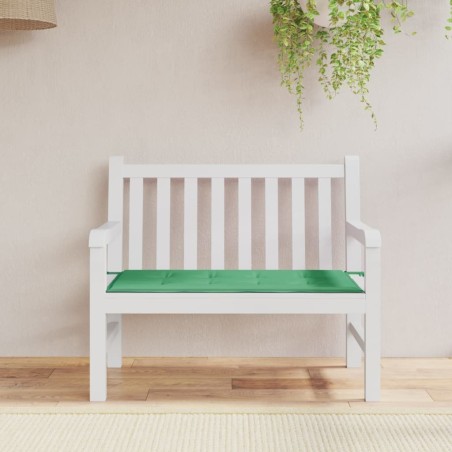 Coussin de banc de jardin vert 100x50x3 cm tissu oxford 