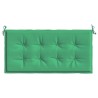 Coussin de banc de jardin vert 100x50x3 cm tissu oxford 