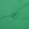 Coussin de banc de jardin vert 100x50x3 cm tissu oxford 