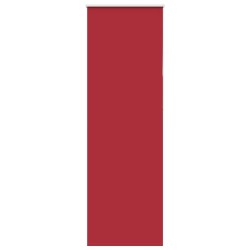 Store enrouleur occultant rouge largeur du tissu 80,7 cm 