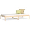 Lit de jour sans matelas 80x200 cm bois de pin massif 
