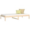 Lit de jour sans matelas 80x200 cm bois de pin massif 