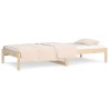 Lit de jour sans matelas 80x200 cm bois de pin massif 