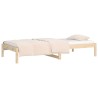Lit de jour sans matelas 80x200 cm bois de pin massif 