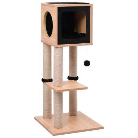 Arbre à chat avec tapis à gratter en sisal 90 cm 