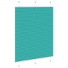 Store plissé vert pétrole 110x100cm largeur du tissu 109,4cm 