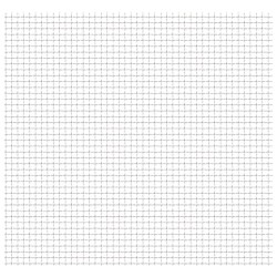 Clôture de jardin sertie Acier inoxydable 50x50 cm 31x31x3 mm 