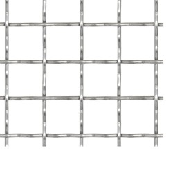 Clôture de jardin sertie Acier inoxydable 50x50 cm 31x31x3 mm 