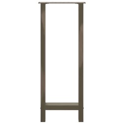 Pieds de table de bar en acier naturel 2 pièces 50 x (100-101) cm Acier 
