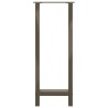 Pieds de table de bar en acier naturel 2 pièces 50 x (100-101) cm Acier 