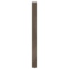 Pieds de table de bar en acier naturel 2 pièces 50 x (100-101) cm Acier 