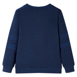 Sweatshirt pour enfants mélange bleu marine 140 