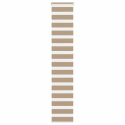 Store zèbre marron sable largeur du tissu 40,9 cm polyester 