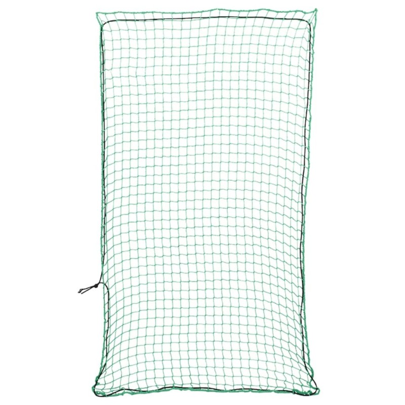 Filet pour remorque avec corde élastique vert 3x1,65 m PP 