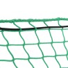 Filet pour remorque avec corde élastique vert 3x1,65 m PP 