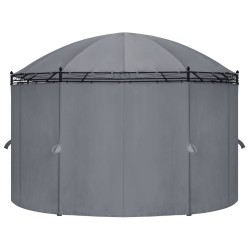 Tonnelle avec rideaux 520x349x255 cm Anthracite 