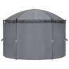 Tonnelle avec rideaux 520x349x255 cm Anthracite 