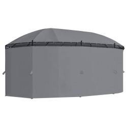 Tonnelle avec rideaux 520x349x255 cm Anthracite 