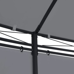 Tonnelle avec rideaux 520x349x255 cm Anthracite 