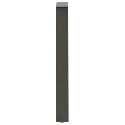 Pieds de table à manger en forme de V 2 pièces Anthracite 50 x (72-73) cm Acier 