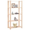 Étagères de rangement à 5 niveaux 5 pcs 80x38x170 cm Pin 250 kg 