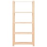 Étagères de rangement à 5 niveaux 5 pcs 80x38x170 cm Pin 250 kg 