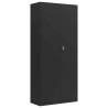 Classeur noir 90x40x200 cm acier 