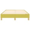 Cadre de lit sans matelas vert 120x200 cm tissu 