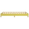 Cadre de lit sans matelas vert 120x200 cm tissu 