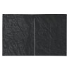 Paroi de tente de réception 2pcs fermeture éclair PE Anthracite 