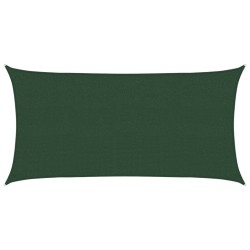 Voile d'ombrage 160 g/m² Vert foncé 2x3,5 m PEHD 