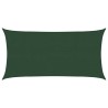 Voile d'ombrage 160 g/m² Vert foncé 2x3,5 m PEHD 