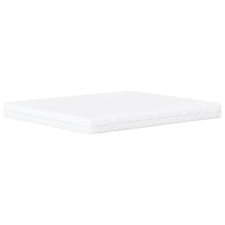 Lit avec matelas blanc et noir 160x200 cm similicuir 
