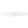 Lit avec matelas blanc et noir 160x200 cm similicuir 