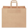 Sacs en papier 250 pcs avec poignées marron 32x22x24 cm 