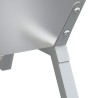 Plateau pour barbecue Argenté 118x42x30,5 cm Acier inoxydable 