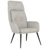 Chaise de relaxation Gris clair Similicuir daim 