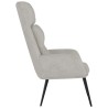 Chaise de relaxation Gris clair Similicuir daim 