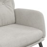 Chaise de relaxation Gris clair Similicuir daim 
