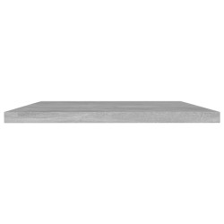 Panneaux de bibliothèque 4 pcs Gris béton 60x20x1,5cm Aggloméré 