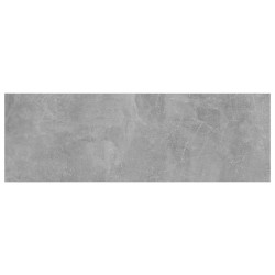 Panneaux de bibliothèque 4 pcs Gris béton 60x20x1,5cm Aggloméré 