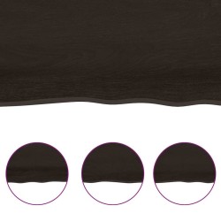 Dessus de table bois massif traité bordure assortie 