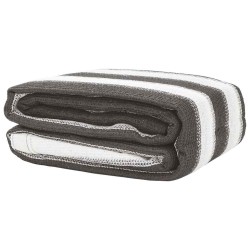 Tapis de tente 250x250 cm Anthracite et blanc 